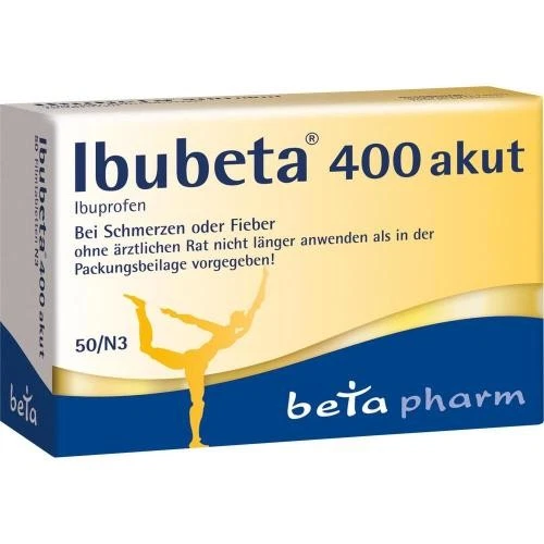 BETAPHARM ARZNEIMITTEL GMBH 3x IBUBETA 400 akut Filmtabletten 50 ST PZN 5731464