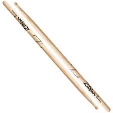 Zildjian Hickory Series 7A Drumsticks, Round Wood Tip