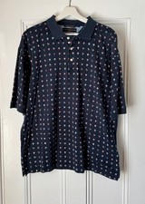 Vintage 90s Y2K Tommy Hilfiger Golf Polo Shirt Nautical Flag Signal Code Preppy