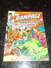 RAMPAGE staring the DARING DEFENDERS Comic - No 18 - Date 15/02/1978 - UK Marvel