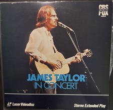 James Taylor in Concert - LASERDISC- 1979 - VG EX Disc, VG Sleeve