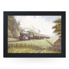 Framed Premium Lap Tray – Marwell Hall Steam Train Design, Perfect Home Décor