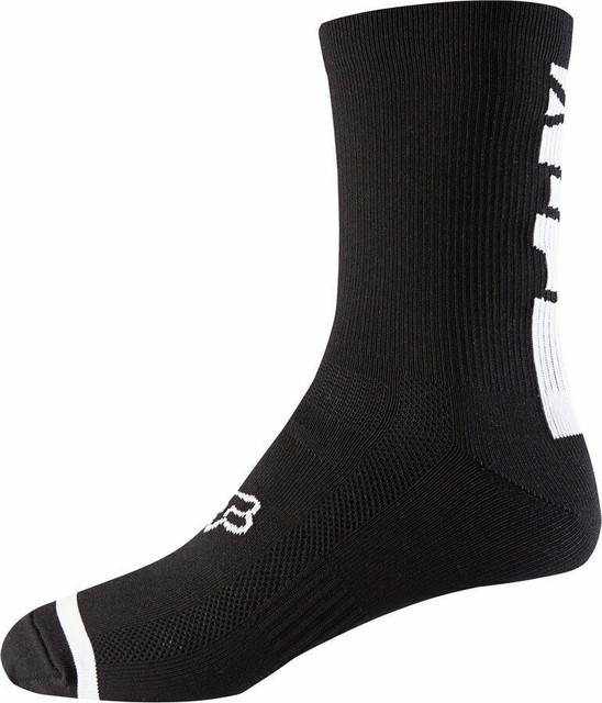 Yellow//Black LG//XL Fox Racing Trail 6/" Sock