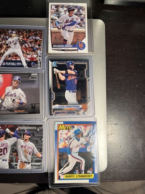 1990 TOPPS DARRYL STRAWBERRY #600 & Mets Lot.  Past Present And Future Bowman