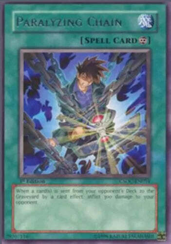 Paralyzing Chain - CSOC-EN054 - Rare - 1st Edition - YuGiOh - Picture 1 of 4
