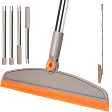 Silicone Air Broom,Multifunction Magic Broom with Long Handle，Adjustable Rubber 