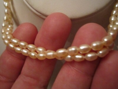 GENUINE PINK PEARL NECKLACE - 26