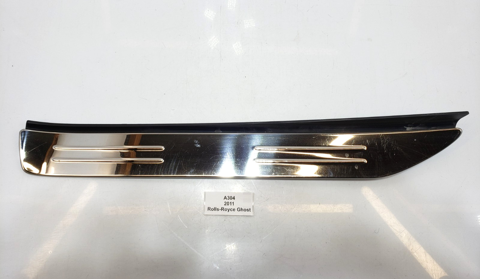 ✅ 10-14 OEM Rolls Royce Ghost RR4 Rear Left Driver Side Steel Door Sill Plate*