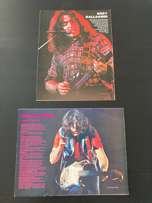 RORY GALLAGHER 2x Bericht/Clipping aus UK ''Kerrang'' Rock-Magazin von 1980s
