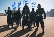 KNIGHTS OF REN signed Autogramm 20x30cm STAR WARS in Person autograph