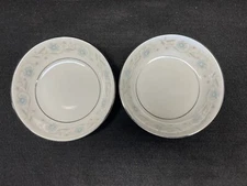 Lot of 2 English Garden 1221 Fine China Japan Dessert / Fruit bowl Pink Blue Flo