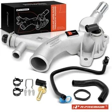 A-Premium Engine Coolant Thermostat Housing Water Outlet for Chevy Cruze Limited
