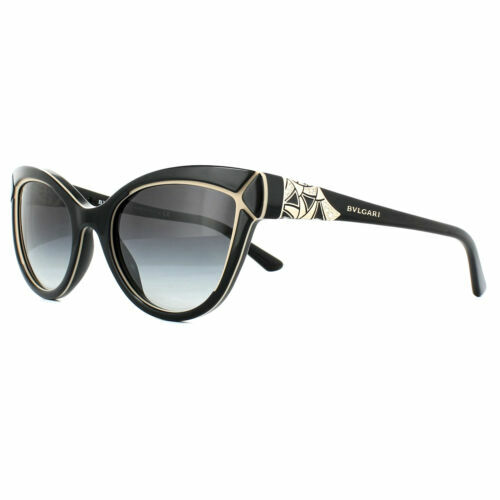 RARE Authentic BVLGARI Gunmetal Grey Ellipse Crystal 