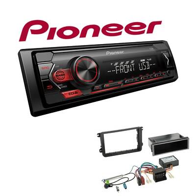 Pioneer 1-DIN Autoradio USB AUX Android Einbauset für Skoda Yeti inkl Canbus