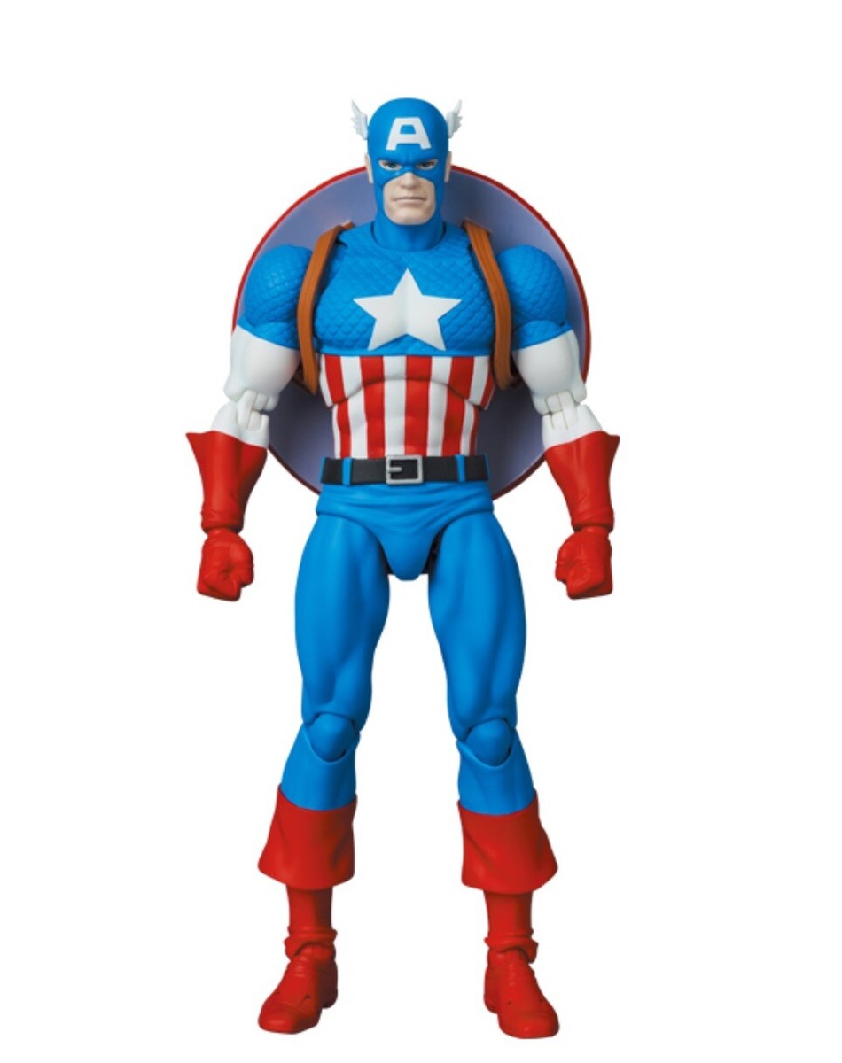 NEW MEDICOM TOY MAFEX No.217 CAPTAIN AMERICA COMIC Ver. | eBay