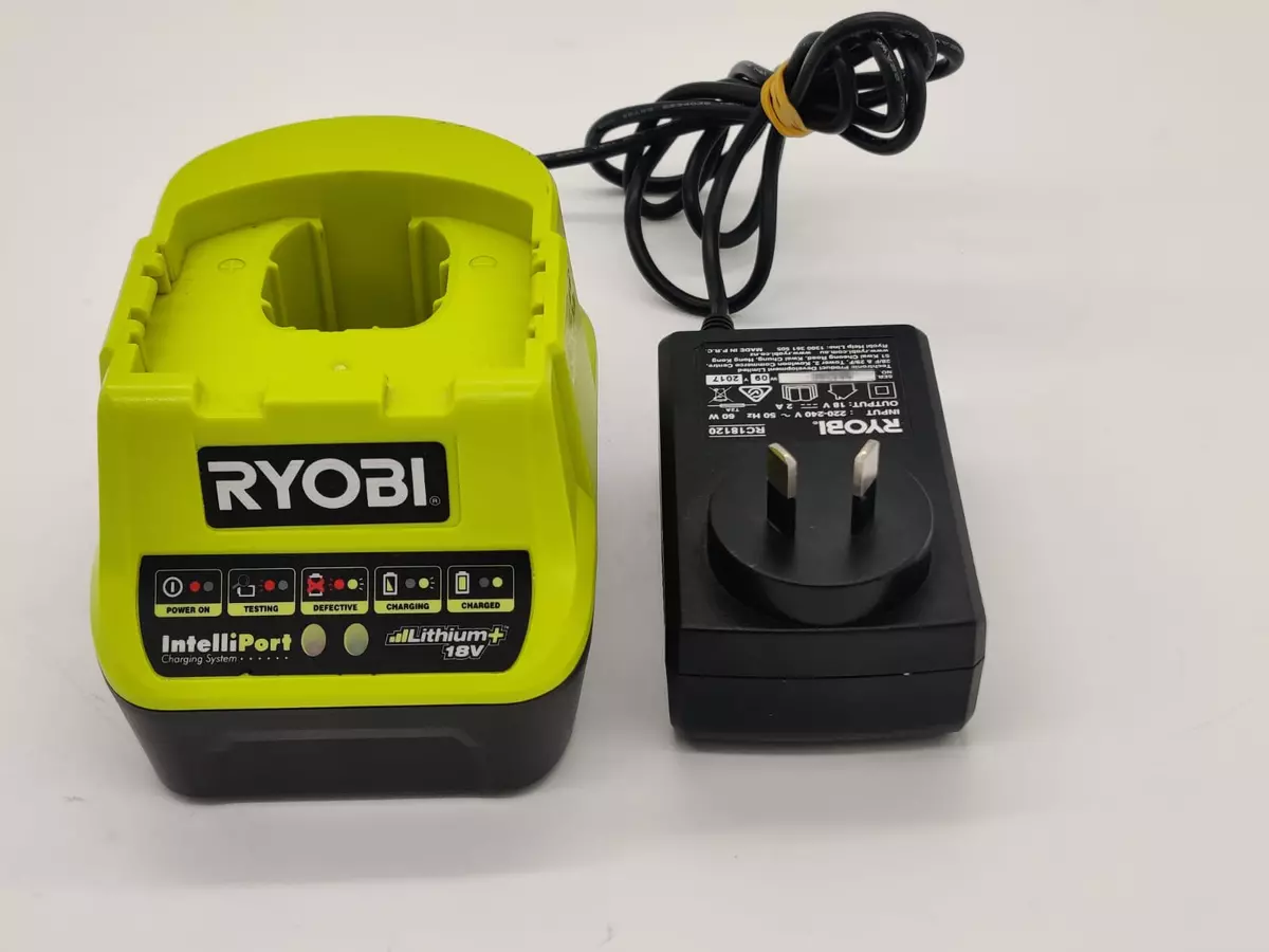 Ryobi ONE 18V Battery Charger RC18120 IntelliPort Charging System