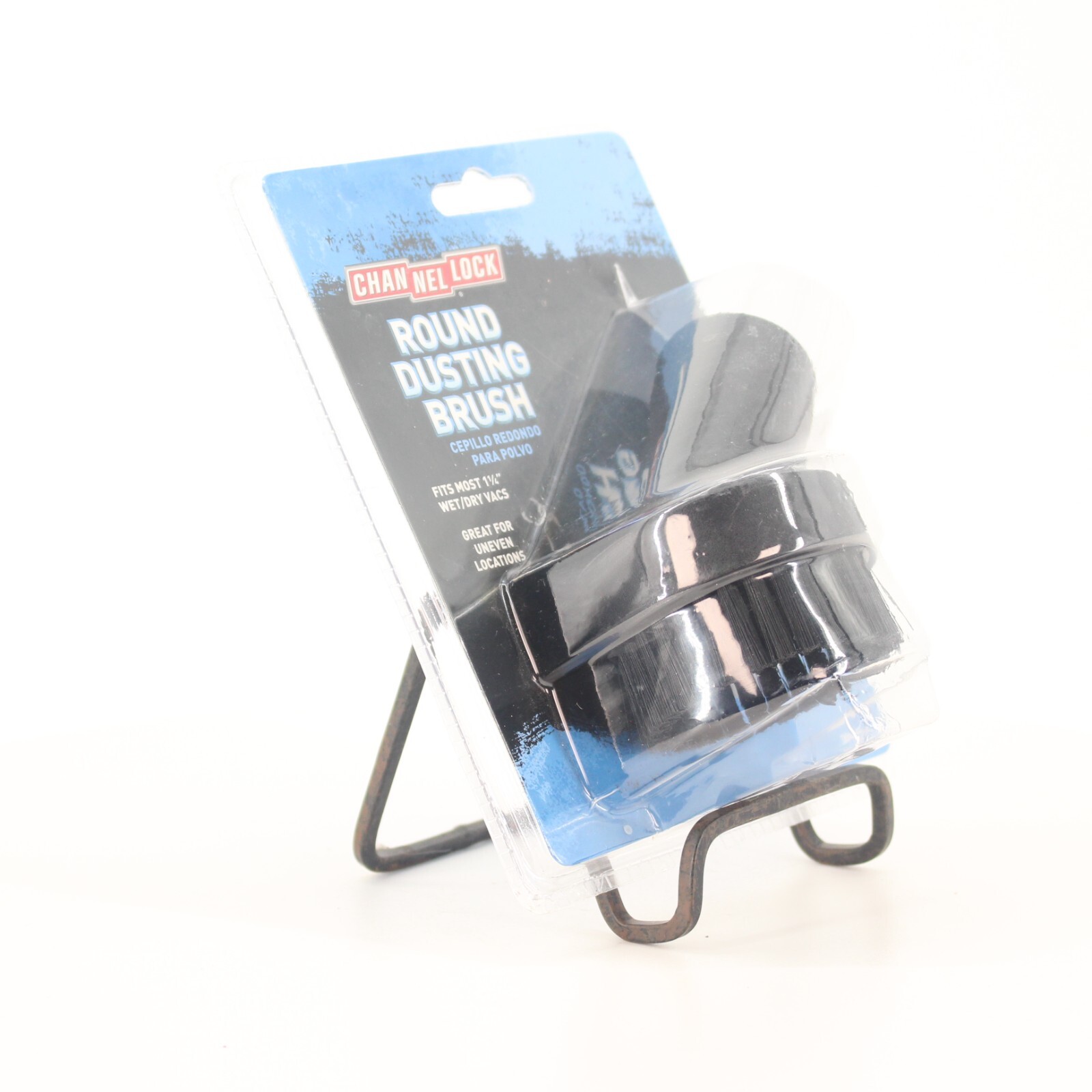 Channel Lock 1 1/4" Round Dusting Brush New Sealed Fits Most 1.25" Shop Vacs