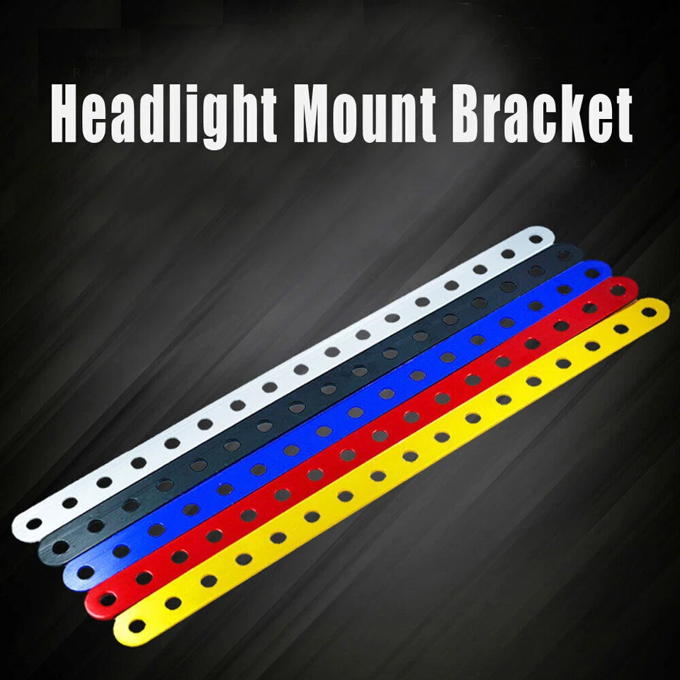 Universal Motorcycle Parts Rearview Mirror Lamp Headlight Mount Bracket Holder - Image 3 of 4