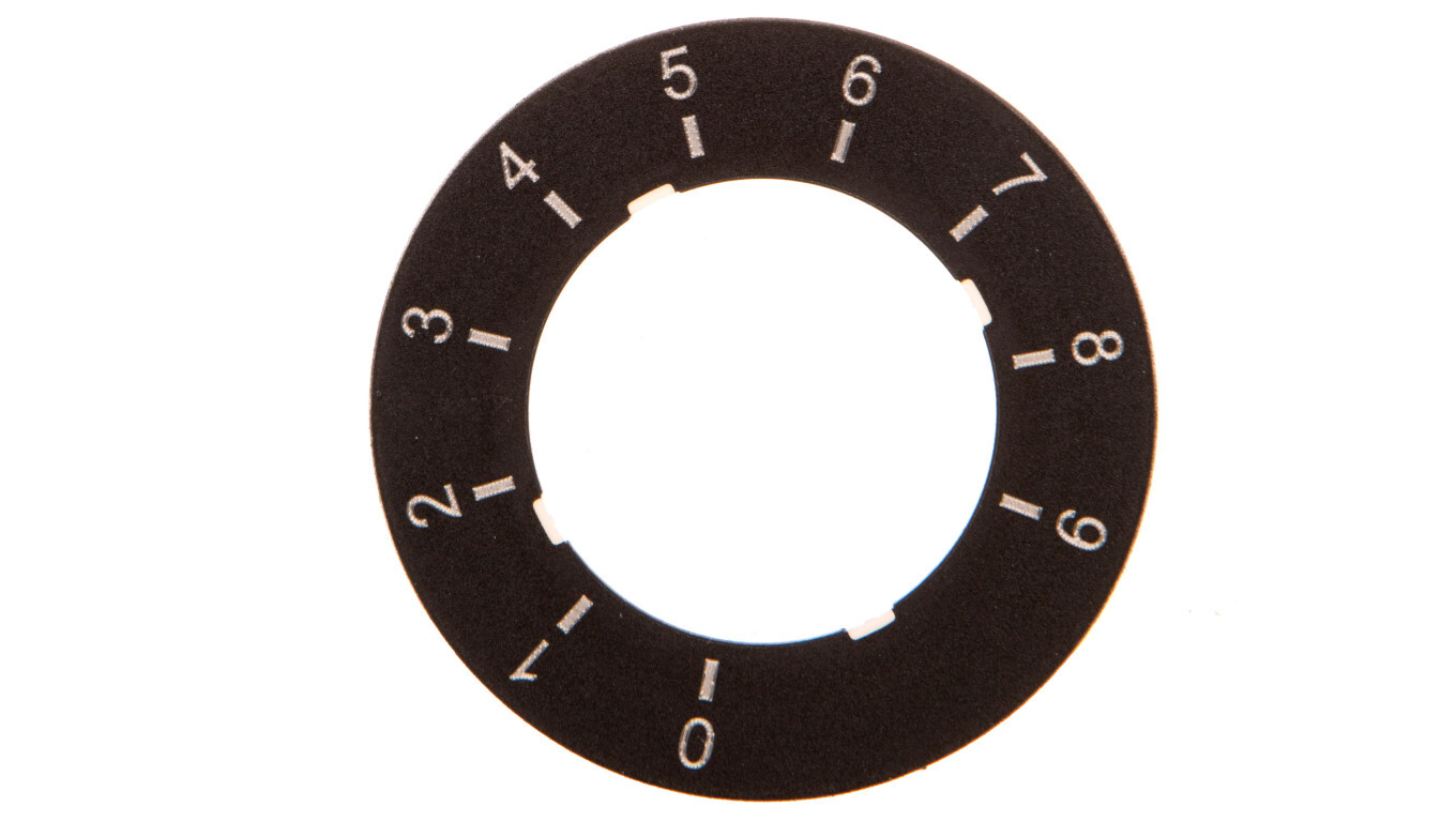 SIRIUS ACT Label for potentiometer 0 to 9 3SU1900-0BG16-0RT0 /T2UK