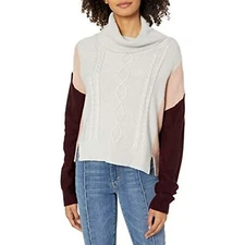 MSRP $49 A. Byer Juniors Long Sleeve Cowl Neck Sweater Size Small