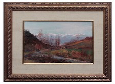 Dipinto: Rontini Ferruccio (Firenze 1893-Livorno 1964)-Paesaggio