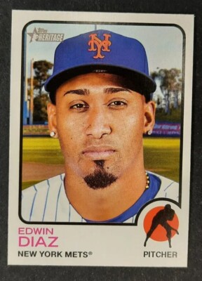 2022 Topps Heritage Edwin Diaz #80