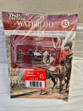 ISSUE 45 DEL PRADO RELIVE WATERLOO SET OF 3 PAINTED LEAD SOLDIERS DWA023 28MM