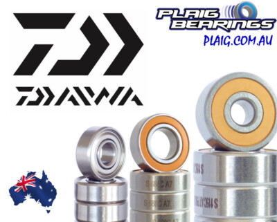 Fishing Reel Bearings - Daiwa Part Numbers - Stainless Steel