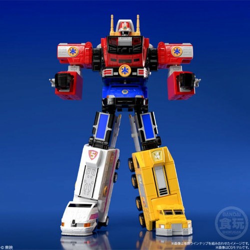 BANDAI Super mini plastic emergency combination Victory Robo Go Go Five - Picture 7 of 10