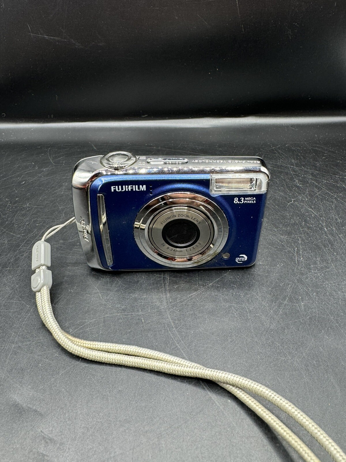 FOR PARTS Fujifilm FinePix A805 8.3MP Blue Compact Camera Lens Error