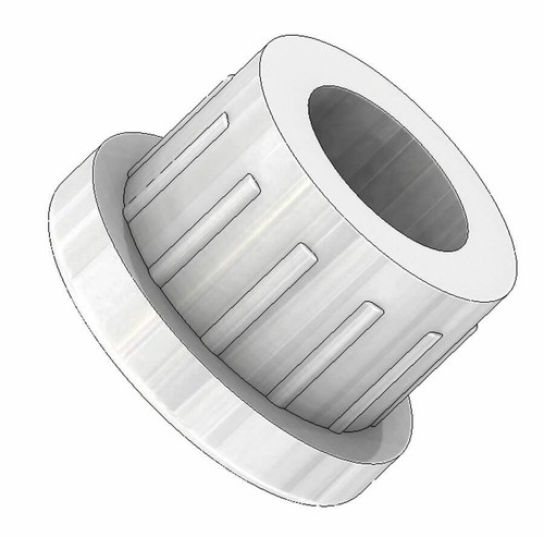 Inserto de buje de resorte de nailon eje remolque, 7/8", UCF PE182 - Imagen 2 de 2