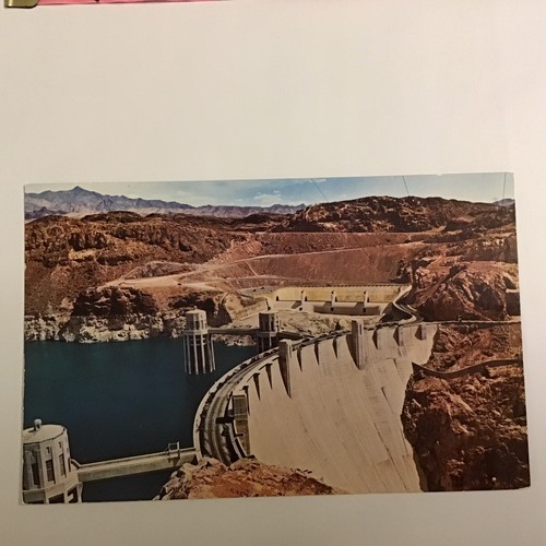 Hoover Dam Nevada Arizona Unposted Postcard