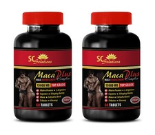 best antioxidant - MACA PLUS 1300MG - black maca organic - 2 Bottles