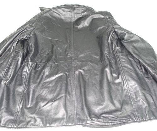 £2950 ENRICO MANDELLI 100% CASHMERE LINED SHEARLING LEATHER 44 54 XL MADE ITALY - Foto 24 di 24