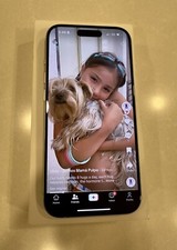 iPhone 15 Pro with TikTok Installed - White (Unlocked) Excellent Condition