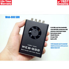 WEB-888 SDR Radio Receiver with 16bit ADC 62M Bandwidth GPS Module for HF VHF