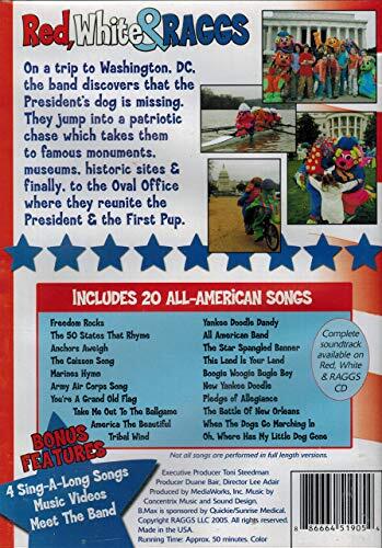 The Raggs Kids Club Band: Red, White & Raggs [DVD
