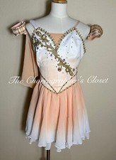 Peach Ombre Cupid Talisman Diana Ballet Skate Dress Costume Teen XS Child Large