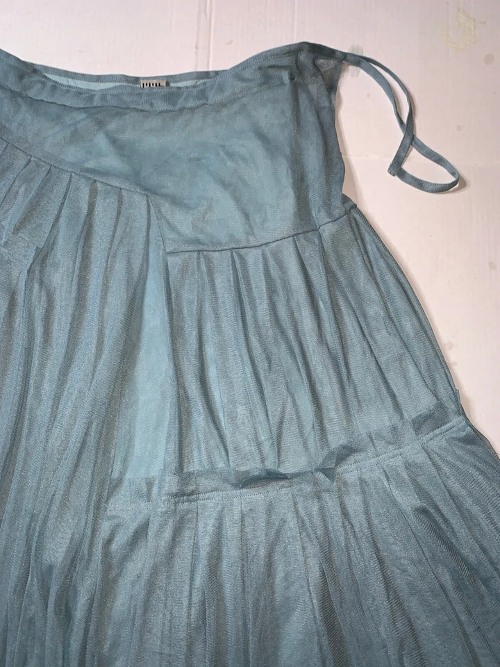 Preowned- Lilith Tiered Pleated Side Zip Skirt Womens (Size M/40) - Image 3 of 4