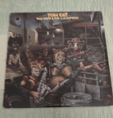 Tom Scott & The L.A. Express    Tom Cat LP 1975 Vinyl Record    Tested 