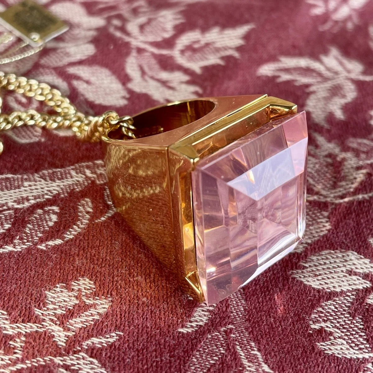 Pink jewel shop ring