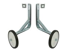 Bicicleta Universal para Niños Rueda de Entrenamiento de Plástico Blanco de Alta Resistencia para Bicicletas de 20",