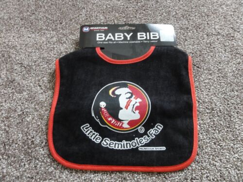 NEW FLORIDA STATE UNIVERSITY FSU LITTLE SEMINOLES FAN BABY BIB – ONE SIZE