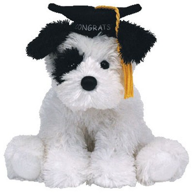 TY Beanie Baby - CONGRATS the Graduation Dog (Walgreen's Excl) (6 inch) - MWMTs