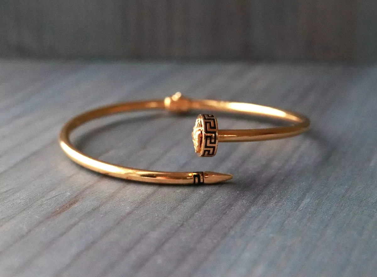 Real Gold 21K Yellow Gold Bangle Bracelet Fine Jewelry eBay