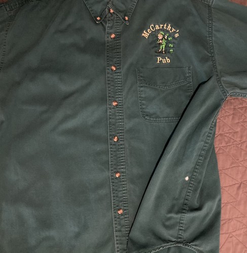 Vintage 1990s Belchertown MA McCarthy’s Pub Men’s XL Longsleeve Shirt - Picture 6 of 8