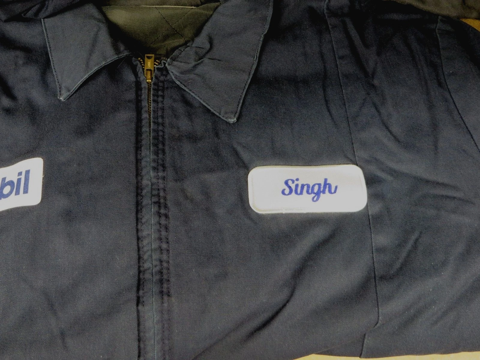 Work Jackets Used Uniform Cintas Unifirst Red Kap Insulated Lined Panel Coat image 11