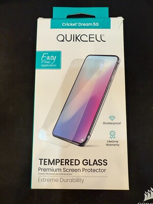 Cricket Dream 5G Tempered Glass Premium Screen Protector - QuikCell