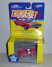 Johnny Lightning Thunderjet 500 FORD A.C COBRA MIB 1999 Hot Pink Adapts To Slot