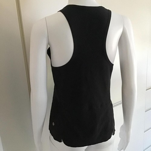 Lululemon Athletica Womens Black Racerback Top Sleeveless Tank /XS AU & UK/2 US - Bild 6 von 9